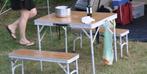 Camping tafel en stoelen set, Ophalen, Zo goed als nieuw, Campingtafel