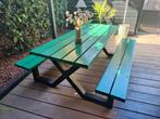 Picknicktafel, Tuin en Terras, Picknicktafels, Ophalen of Verzenden, Zo goed als nieuw, Rechthoekig, Hout