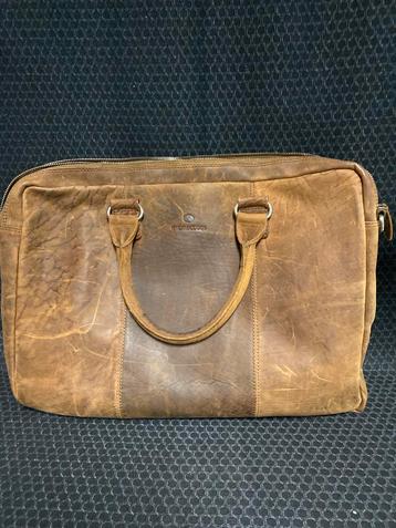 Micmacbags Leren Handtas Bruin beschikbaar voor biedingen