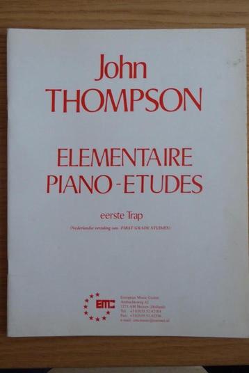 John Thompson  Elementaire Piano-etudes - eerste trap beschikbaar voor biedingen