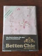 Vintage brocante bedlinnen dekbedovertrek roze bloemen nieuw, Antiek en Kunst, Antiek | Meubels | Bedden, Ophalen of Verzenden