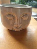 Bloempot: boeddha, Tuin en Terras, Rond, Ophalen of Verzenden, Zo goed als nieuw, Aardewerk