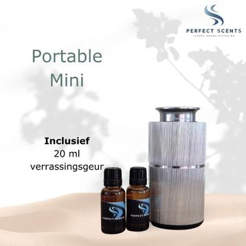 20% Korting Portable Mini Zilver Geurmachine - Complete set beschikbaar voor biedingen