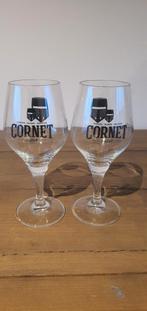 Cornet bierglazen, Ophalen, Zo goed als nieuw, Glas of Glazen, Overige merken