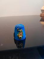 Mooi  blauw vingerhoedje, Overige materialen, Reliëf, Ophalen of Verzenden, Zo goed als nieuw