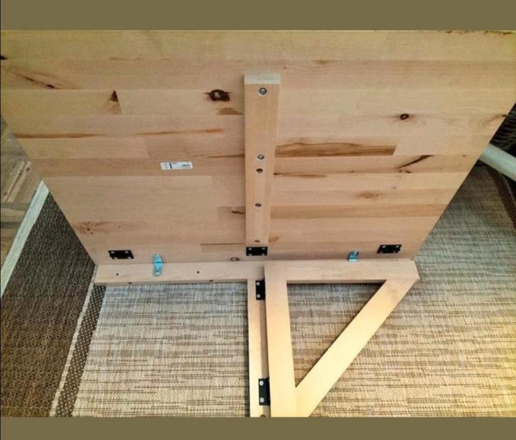 Wandtafel, Huis en Inrichting, Tafels | Sidetables, Zo goed als nieuw, 50 tot 75 cm, 50 tot 100 cm, Rechthoekig, Overige houtsoorten