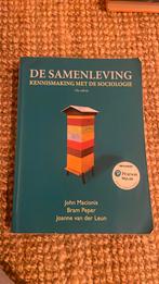 De samenleving: kennismaking met de sociologie, Boeken, Ophalen of Verzenden, Zo goed als nieuw, Overige niveaus, Bram Peper; Joanne van der Leur; John Macionis