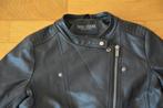 Zwarte bikersjas - stoere zwart jasje maat 164 CARS JEANS, Gebruikt, Meisje, Ophalen of Verzenden, Cars