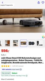 NIEUW!!!  Eufy Clean Omni C20 Robotstofzuiger, Witgoed en Apparatuur, Stofzuigers, Ophalen of Verzenden, Nieuw, Reservoir, Robotstofzuiger