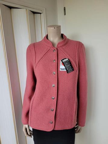 Giesswein vest wol roze nieuw maat 42/44 beschikbaar voor biedingen