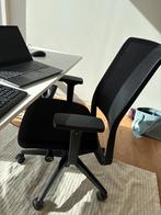 Zwarte Ergonomische Bureaustoel - Zo Goed Als Nieuw, Zwart, Ophalen of Verzenden, Zo goed als nieuw, Bureaustoel