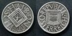 Oostenrijk Halve Shilling 1925 Zilver, Verzenden, Oostenrijk, Zilver
