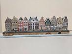 Miniatuur winkels Amsterdam met kade, 10 grachtenpanden, Verzamelen, Gebruikt, Ophalen of Verzenden, Verzameling miniatuur huisjes Amsterdam