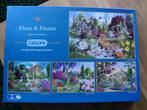 Gibson legpuzzels, 4 x 500 stukjes, Flora & Fauna, Hobby en Vrije tijd, Denksport en Puzzels, Ophalen of Verzenden, 500 t/m 1500 stukjes