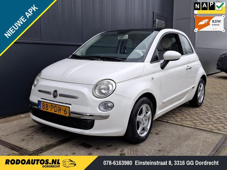 Fiat 500 0.9 TwinAir Lounge Pano/Airco Nw APK ✅ (bj 2011), Auto's, Fiat, Bedrijf, Te koop, ABS, Airbags, Airconditioning, Alarm