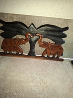 Uitgesneden houten plaat uit gambia.       Bieden, Ophalen, Hout, Wandkapstok, Minder dan 100 cm