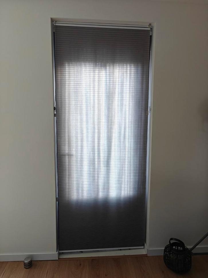 Plisségordijn Cambridge taupe 225 cm x 90 cm, Huis en Inrichting, Stoffering | Gordijnen en Lamellen, Zo goed als nieuw, 200 cm of meer