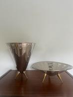 Postmodern champagne wijnkoeler en schaal, Antiek en Kunst, Kunst | Designobjecten, Ophalen of Verzenden