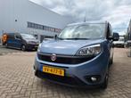 Fiat Doblo Cargo 1.3 MJ 16V 90pk 2016 in unieke blauwe kleur, Voorwielaandrijving, Euro 5, Stof, Zwart