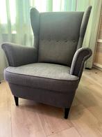 Grijze fauteuil (Strandmon IKEA), Huis en Inrichting, Ophalen, Gebruikt, 75 tot 100 cm, 75 tot 100 cm