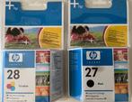 Originele HP inktcartridges HP 27 + HP 28, Verzenden, Nieuw, Cartridge, HP (ORIGINEEL)