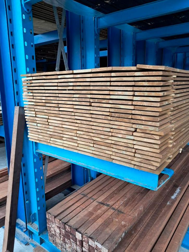 tuinhout geimpr. 140mm breed, Tuin en Terras, Palen, Balken en Planken, Nieuw, Planken, 250 cm of meer, Ophalen
