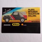 Oude sticker.  MITSUBISHI.    8e  Paris-Dakar, Ophalen of Verzenden, Zo goed als nieuw, Overige typen
