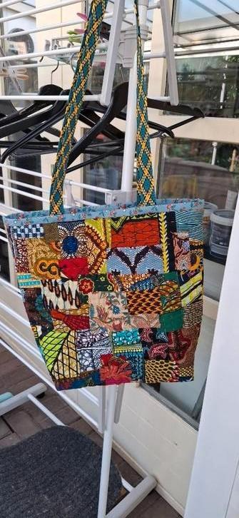 Handgemaakte kawandi schoudertas, Sieraden, Tassen en Uiterlijk, Tassen | Damestassen, Nieuw, Overige typen, Ophalen