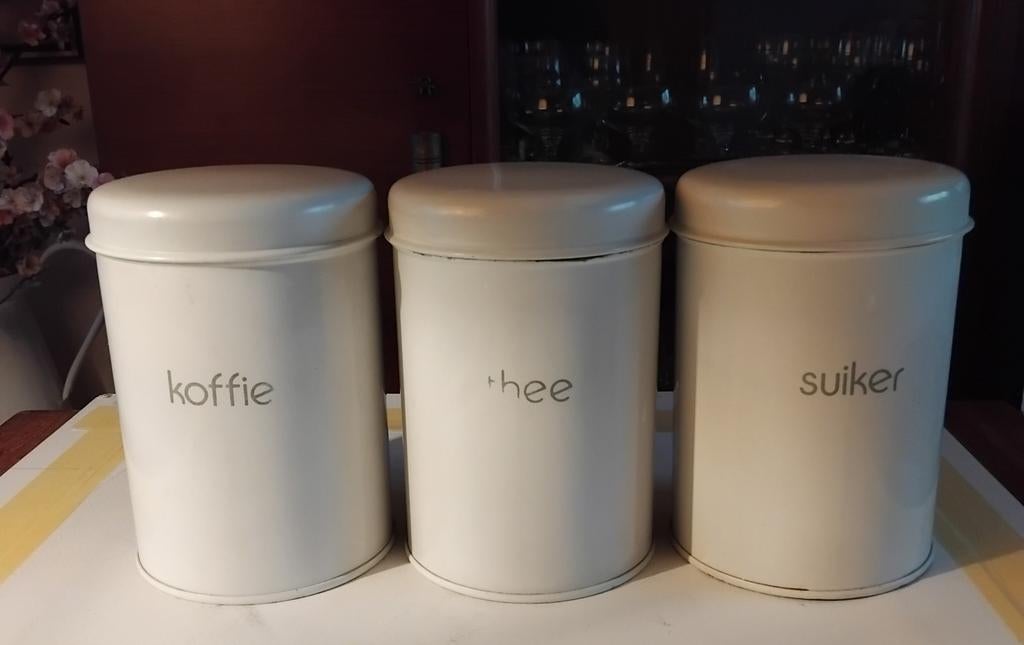 Brabantia Bewaarblikken - Koffie, Thee, Suiker, Service.benelux@brabantia.com, Postbus 2027, 3900 GA Veenendaal, Nederland, Gebruikt