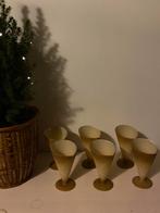 Zes Vintage Italiaanse Ijsglazen, Ophalen of Verzenden