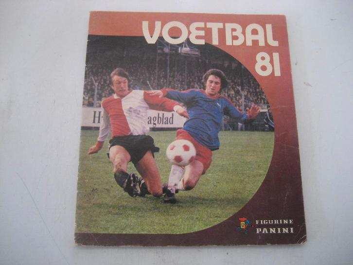 panini album voetbal 81, Verzamelen, Sportartikelen en Voetbal, Gebruikt, Poster, Plaatje of Sticker, Overige binnenlandse clubs