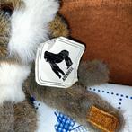 Oude Apenheul aap knuffel bruin met wit 16 cm met kaartje, Ophalen of Verzenden