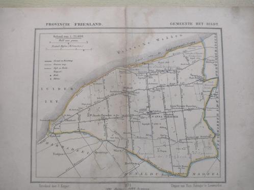 06 het Bildt Litho Kuyper 1867, Antiek en Kunst, Kunst | Litho's en Zeefdrukken, Ophalen of Verzenden