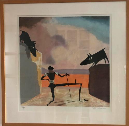 Peter Bastiaanssen “Ode aan Dali”, Antiek en Kunst, Kunst | Litho's en Zeefdrukken, Ophalen of Verzenden