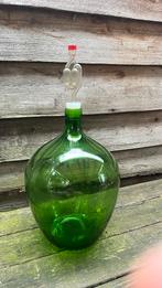 Groene gistfles / ballonfles / bolvaas 10/15 liter, Ophalen of Verzenden, Zo goed als nieuw