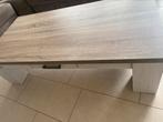 Salontafel met melamine blad en lades, Ophalen, 100 tot 150 cm, 50 tot 100 cm, Zo goed als nieuw