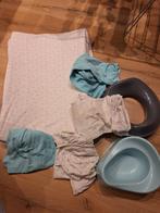 Aankleedkussen met 5 hoezen, potje en brilverkleiner, Ophalen of Verzenden, Gebruikt, Aankleedkussen, Hema