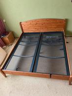 Elektrisch verstelbare Auping bedbodems, Huis en Inrichting, 90 cm, Gebruikt, Eenpersoons, Hout