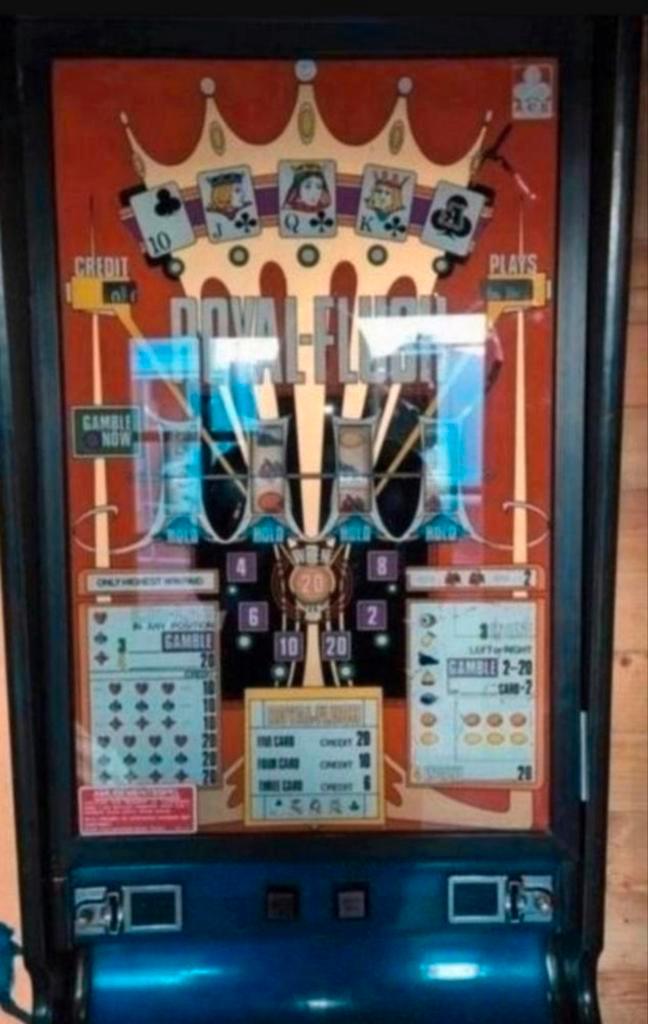Royal Flush gokkast gokautomaat, Verzamelen, Automaten | Gokkasten en Fruitautomaten, Gebruikt, Ophalen of Verzenden