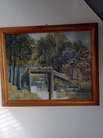 Jan Kelderman schilderij Giethoorn, Antiek en Kunst, Kunst | Schilderijen | Klassiek, Ophalen