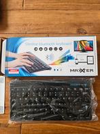 Maxxter Slimline Bluetooth Toetsenbord - Nieuw, Multimediatoetsen, Nieuw, Ophalen of Verzenden, Draadloos