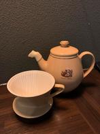 Vintage koffiepot Douwe Egberts met filter, Ophalen
