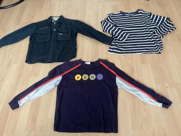 Diverse shirts jongen maat 134/140 lange mouw beschikbaar voor biedingen