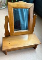 Kleine antieke kapspiegel, Antiek en Kunst, Antiek | Spiegels, Ophalen of Verzenden, Rechthoekig, Minder dan 50 cm, Minder dan 100 cm