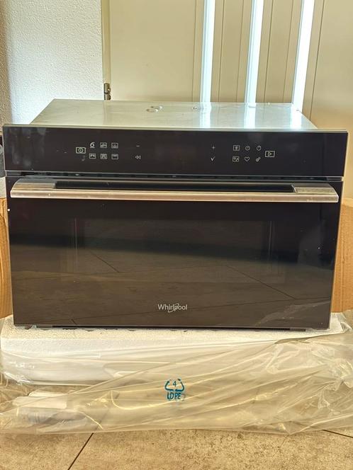 Whirlpool W7 MD440 NB is een inbouw magnetron met grill, Witgoed en Apparatuur, Magnetrons, Zo goed als nieuw, Inbouw, 45 tot 60 cm