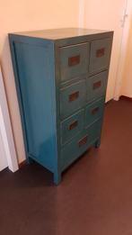 groen Chinees ladekastje, Huis en Inrichting, Kasten | Ladekasten, Ophalen, Gebruikt, 5 laden of meer, 100 tot 150 cm