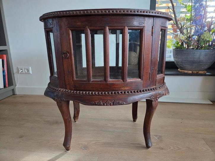 Antiek drankenkabinet met glazen deuren, Antiek en Kunst, Antiek | Meubels | Kasten, Ophalen