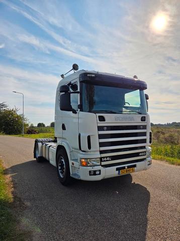 SCANIA 144L-460 V8 2001 Trekker NIEUWE APK + Tacho ijking. beschikbaar voor biedingen