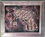 Vintage Aboriginal art | Eddie Taita Blitner (63/53cm.), Antiek en Kunst, Ophalen of Verzenden