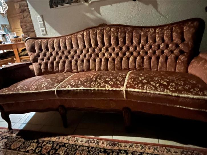Biedermeier bank 3 zits, Huis en Inrichting, Banken | Sofa's en Chaises Longues, Zo goed als nieuw, Driepersoons, 150 tot 200 cm